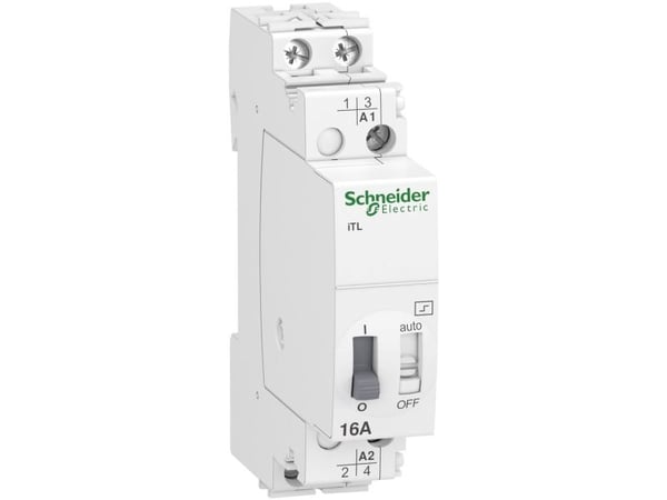 Schneider Electric A9C30812, Valkoinen, EN 669-1 EN 669-2-2, 50 - 60 Hz, 16 A, 18 x 60 x 84 mm, -20 - 50 °C