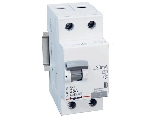 Legrand Residual current circuit breaker 2P 25A 0,03A type AC RX3 (402024)