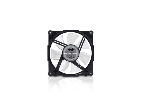 In Win AURORA, Vifte, 12 cm, 800 RPM, 2000 RPM, Svart, Hvit