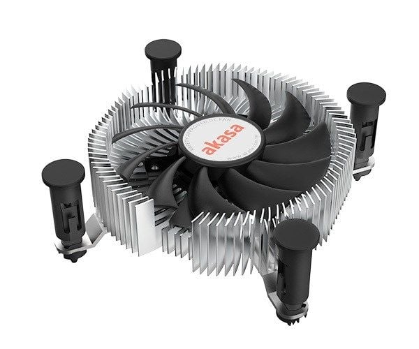 Akasa AK-CC6601EP01 - Prosessorkjøler - Mini-ITX - (for: LGA1700) - aluminium - 75 mm