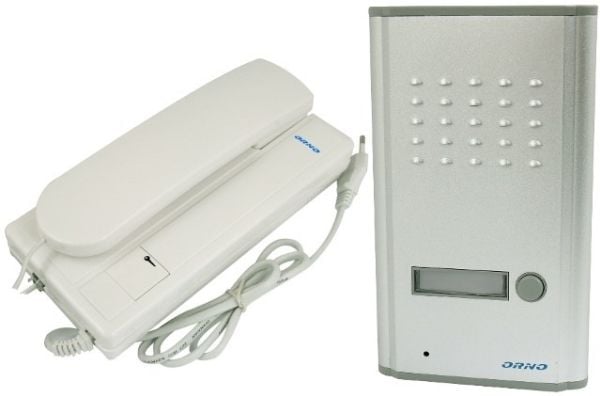 Orno enfamilieintercom FOSSA hvit/sølv
