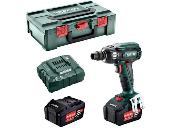 METABO SLAGSNØKKEL 18V 1/2" 400Nm 2x4,0Ah LI-ION BØRSTELØS SSW 18V LTX 400 BL