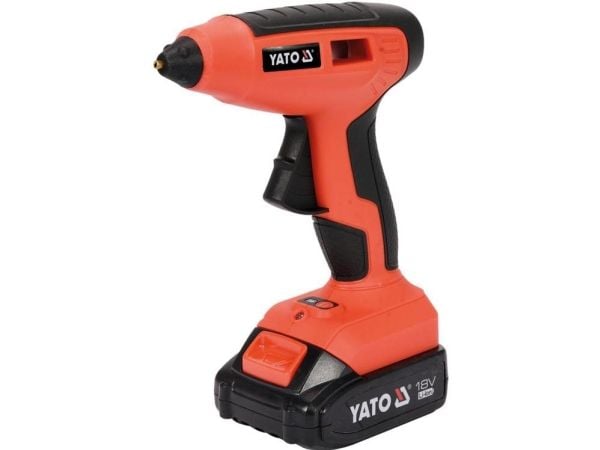 Yato YT-82854, Elektrisk limpistol, Sort, Rød, 25 g/min, 25 s, 1,1 cm, 200 °C