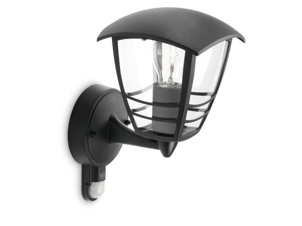 Philips myGarden Creek - Vegglampe - 1 sokkel - E27 - svart