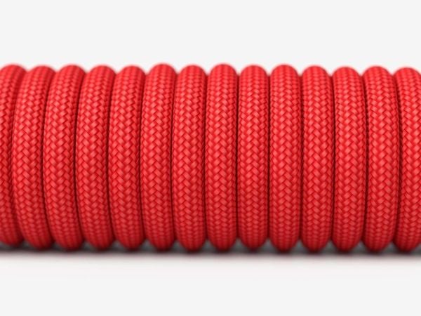 Glorious Ascended Cord - Muskabel - USB (hann) - karmosinrødt - for Glorious Model D, Model O, Model O Minus