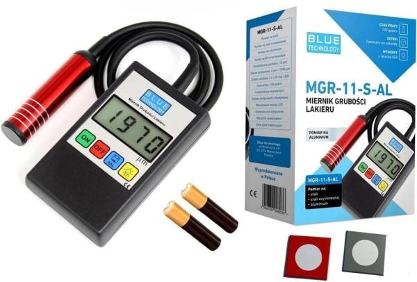 Blue Technology malingtykkelsesmåler stål galvanisert aluminium (MGR-11-S-AL)