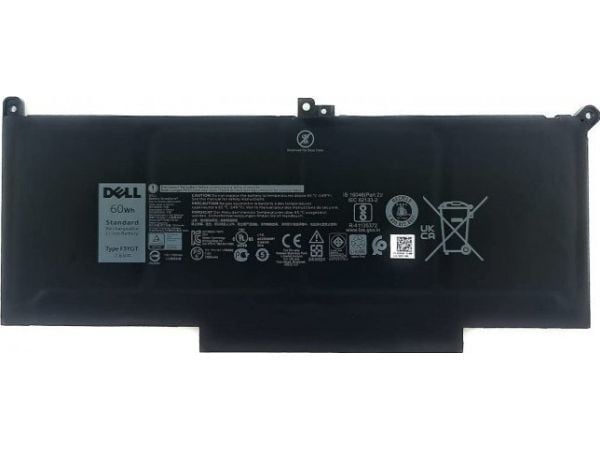 Dell - Batteri til bærbar PC - litiumion - 7500 mAh - 60 Wh - for Latitude 7280, 7290, 7380, 7390, 7480, 7490