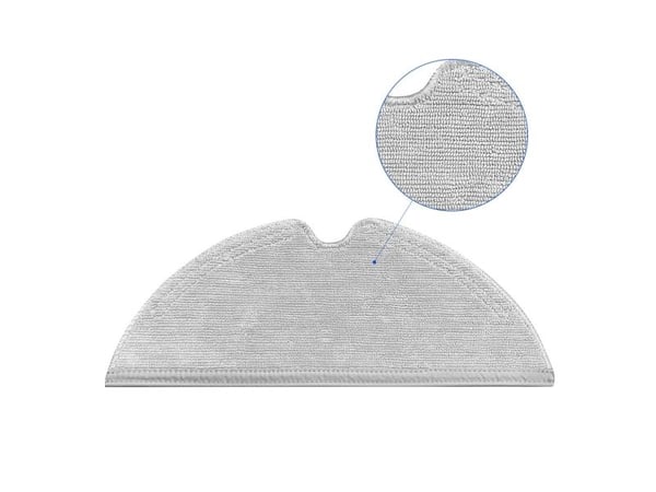 Dreame RMP0, Moppepute, Robotstøvsuger, Grå, D9 / L10 Pro / D9 Pro / D9 Max, 2 stykker
