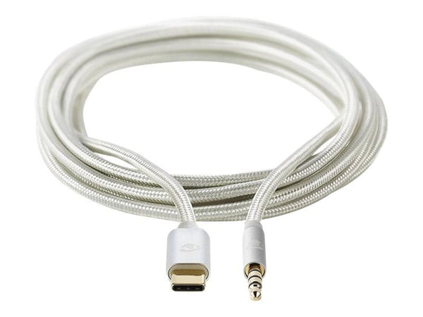 Nedis - USB-C til hodetelefons-jakkadapter - USB-C hann til 4-polsminijakk hann - 1 m - aluminium
