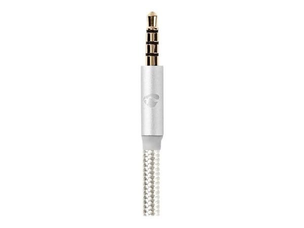 Nedis - USB-C til hodetelefons-jakkadapter - USB-C hann til 4-polsminijakk hann - 1 m - aluminium