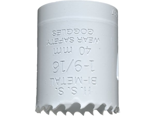 kwb 598040, Single/enkelt, Drill, Aluminium, Kopper, Gipsplater, Plast, Stål, Tre, Hvit, Bimetall, Høy-Hastighets Stål (HHS), Cobalt Alloy High-Spe...