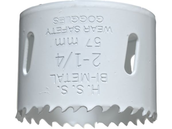 kwb 598057, Single/enkelt, Drill, Aluminium, Kopper, Gipsplater, Plast, Stål, Tre, Hvit, Bimetall, Høy-Hastighets Stål (HHS), Cobalt Alloy High-Spe...