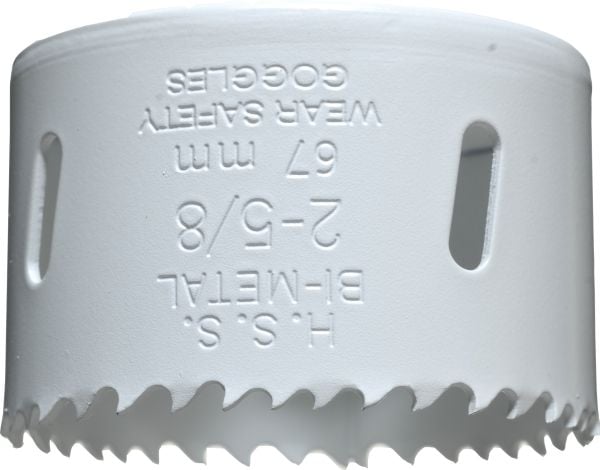 kwb 598067, Single/enkelt, Drill, Aluminium, Kopper, Gipsplater, Plast, Stål, Tre, Hvit, Bimetall, Høy-Hastighets Stål (HHS), Cobalt Alloy High-Spe...