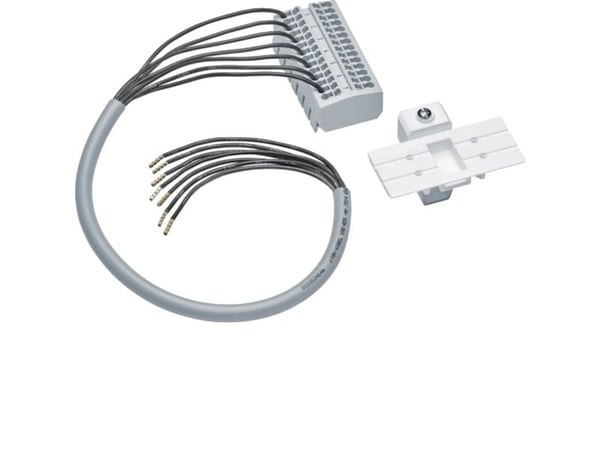 Hager ZY12ST #####Bestückungspaket Brun, Blå 7-polet