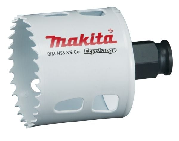 Makita E-03844, Enkelt, Bor, Stål, Aluminium, Plast, Tre, Rustfritt stål, Hvit, Bimetall, 4,4 cm
