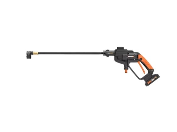 WORX WG620E, Kompakt, Batteri, 6 m, Høyt trykk, Sort, Oransje, 1 bruker(e)