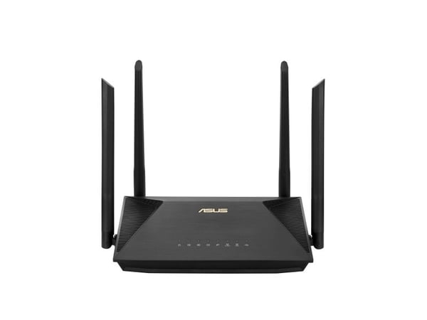 ASUS RT-AX1800U, Wi-Fi 6 (802.11ax), Kaksitaajuus (2,4 GHz/5 GHz), Ethernet LAN, musta, Pöytäreititin