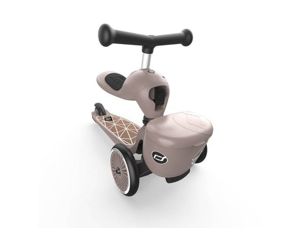 Scoot & Ride Highwaykick 1 Lifestyle 2w1 Brown Lines 96605