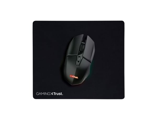 Trust GXT 112 Felox - Mus - 6 knapper - trådløs, kablet - USB, USB-C - svart