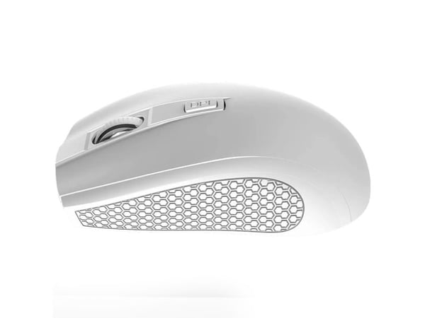 Canyon MW-7 - Mus - optisk - 4 knapper - trådløs - 2.4 GHz - USB trådløs mottaker - hvit - løsvekt
