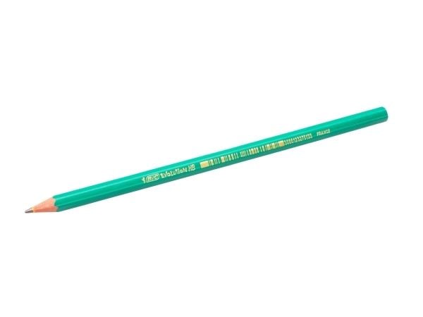 BIC Ecolutions Evolution 650, HB, Vihreä, Kahdeksankulmainen, 57%, NF 400, 12 kpl
