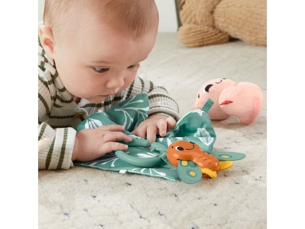 Fisher-Price Sensimals Fisher Price So Many Senses-gavesett, fire sanseleker for babyer med finmotorikkaktiviteter, Stoff, Plast, Flerfarget