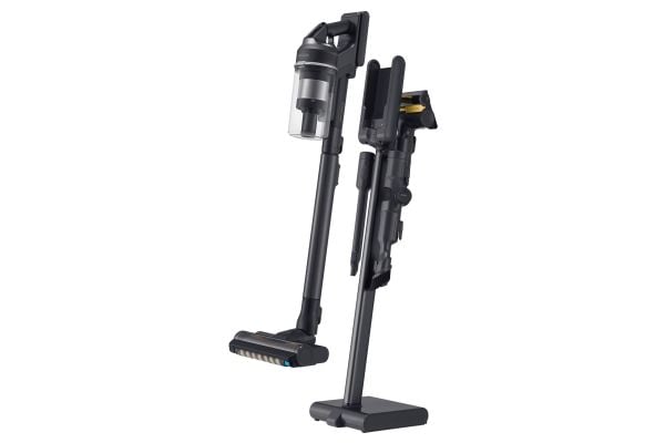 Samsung Jet 95 Complete Extra VS20C9554TK - Støvsuger - pinne/håndholdt (2-i-1) - uten pose - uten kabel - black chrometal/satin black - 2 batterie...