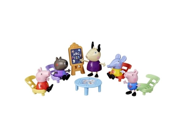 Hasbro Peppa''s Playgroup, Skole, Peppa Pig, 3 år, Flerfarget, Plast