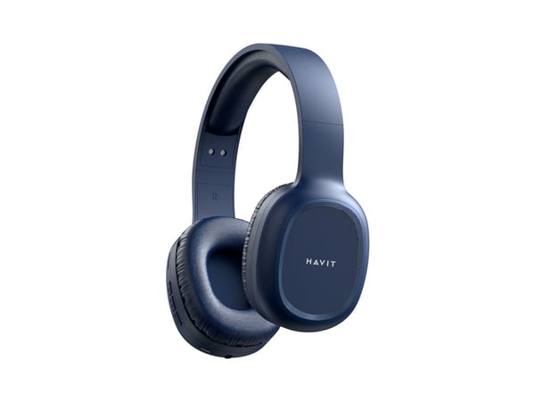 Havit PRO Bluetooth Kulaklik Mavi, Ledning & Trådløs, Samtale/Musikk/Sport/Hverdag, Hodesett, Blå