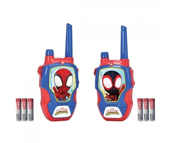 Jada Toys Spidey, Walkie talkie for barn, 4 år, Blå, Rød