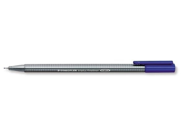 STAEDTLER triplus - Fineliner - blå - vattenbaserat bläck - 0.3 mm - superfin