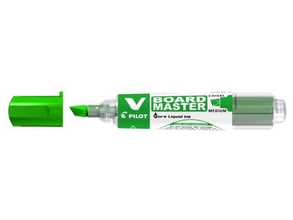 Whiteboardmarker Pilot V-Board Master, skrå, grøn