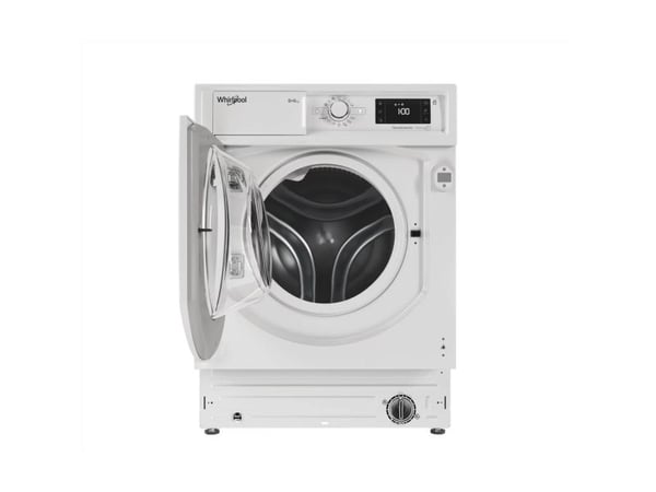 Whirlpool FreshCare BI WDWG 861485 EU, frontlastende, innebygd, hvit, venstre, hvit, knapper, sving