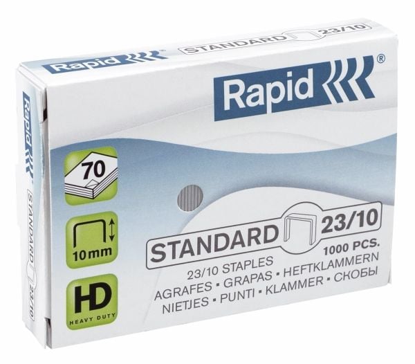 Hæfteklammer Rapid 23/10 standard (1000 stk.)