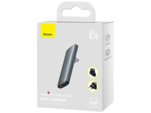 Baseus CCGP150113, Innendørs, AC, Sort, Grå