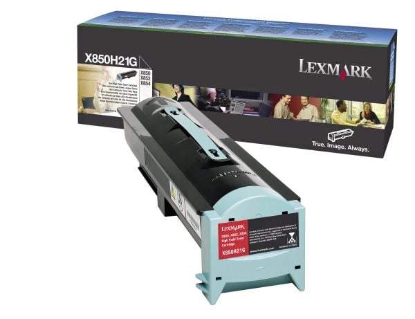 Lexmark X850H21G, 30000 sivua, Musta, 1 kpl