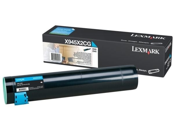 Lexmark - Høy ytelse - cyan - original - tonerpatron LCCP - for Lexmark X940e, X940e Page Plus Solution, X945e, X945e Page Plus Solution