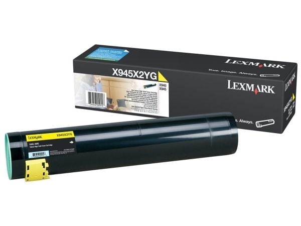Lexmark - Høy ytelse - gul - original - tonerpatron LCCP - for Lexmark X940e, X940e Page Plus Solution, X945e, X945e Page Plus Solution