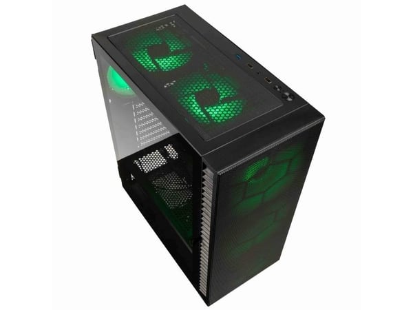 Kolink OBSERVATORY HF MB, Midi Tower, PC, musta, ATX, mikro ATX, Mini-ITX, Terästä, Karkaistu lasi, Pelaaminen