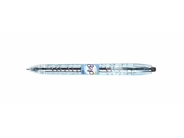 Pilot B2P Begreen - Rulleballpenn - svart - gelblekk - 0.7 mm - medium - retraktil