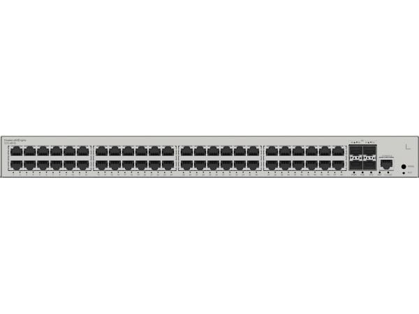 Huawei eKitEngine S310 Series S310-48P4S - Switch - L2+ - Styrt - 48 x 10/100/1000 (PoE+) + 4 x 1 Gigabit SFP - side til side-luftflyt - rackmonter...