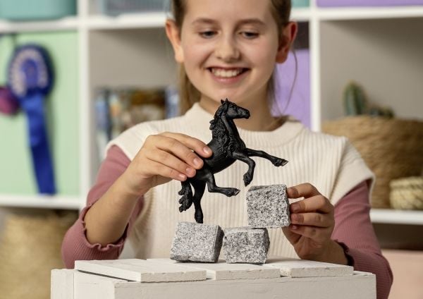 schleich HORSE CLUB 13975, 5 år, Horses, Svart, Plast