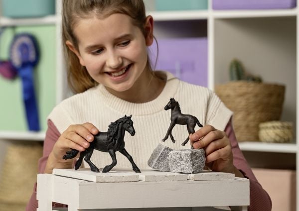 schleich HORSE CLUB 13975, 5 år, Horses, Svart, Plast