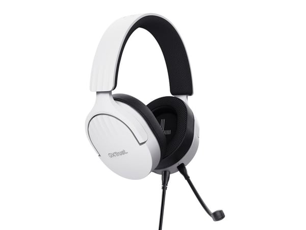 Trust GXT 489W FAYZO - Hodesett - full størrelse - kablet - 3,5 mm jakk - hvit