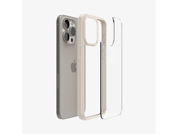 Spigen Ultra Hybrid, Omslag, Apple, iPhone 15 Pro Max, 17 cm (6.7"), Titan