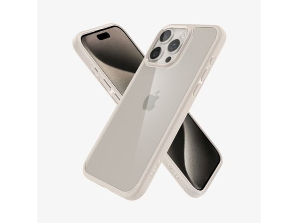 Spigen Ultra Hybrid, Omslag, Apple, iPhone 15 Pro Max, 17 cm (6.7"), Titan