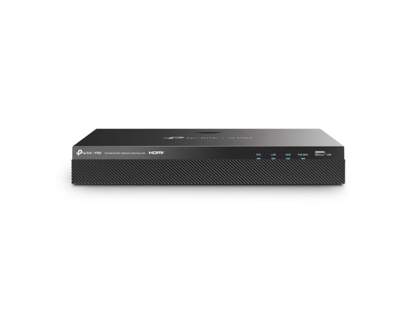 TP-Link VIGI NVR2016H-16P, 16 kanaler, 3840 x 2160 piksler, 16 kanaler, 720p, 1080p, HDMI Output Resolution: 1 Channel, Resolution: 1280x720/60Hz, ...