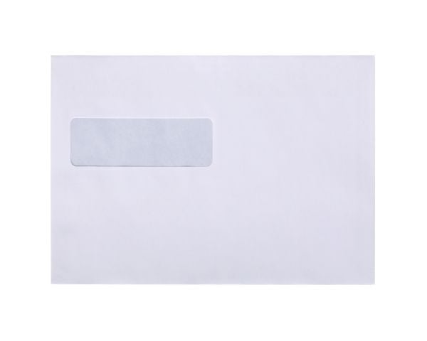 BONG Mailman - Konvolutt - International C5 (162 x 229 mm) - lommebok - åpen side - selvklebende (Peel & Seal) - 1 vindu - utskrivbar - fargekantfo...