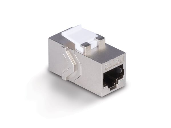 Lindy 60188, Flat, Metallisk, RJ-45, RJ-45, Hunkjønn, Hunkjønn