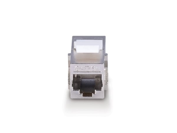 Lindy 60188, Flat, Metallisk, RJ-45, RJ-45, Hunkjønn, Hunkjønn